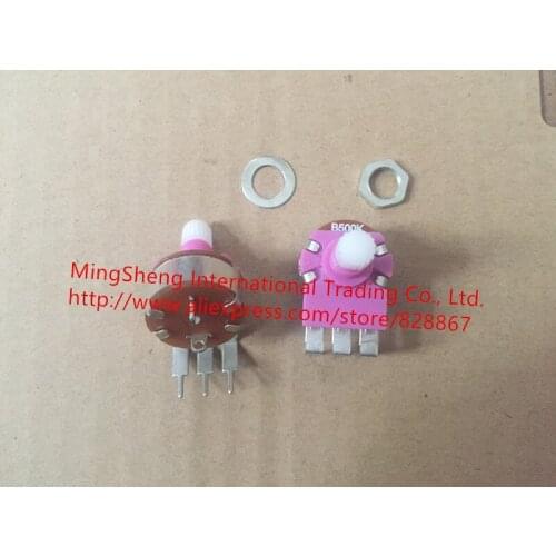 Original new 100% 500K dimming potentiometer with switch potentiometer fan potentiometer