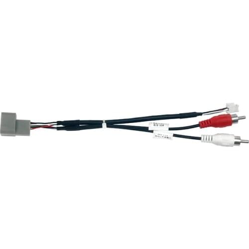 FEELDO CarAudio Wiring Harness With USB Cable For Lada Vesta Aftermarket Stereo Installation Wire Adapter