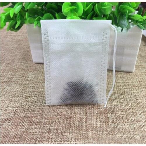 100PCS Tea Bags Empty Tea Bag With String Heal Seal Filter infuser Strain for Loose Coffee tea Disposable paper bags