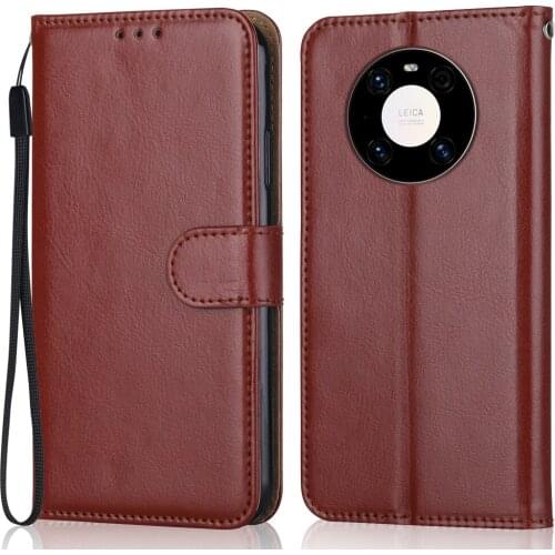 Folio Luxury Leather Case for On On Huawei Mate 40 Pro Plus NOP-AN00 6.76'' Mate40 Pro+ Wallet Flip Case Phone Bag With Strap