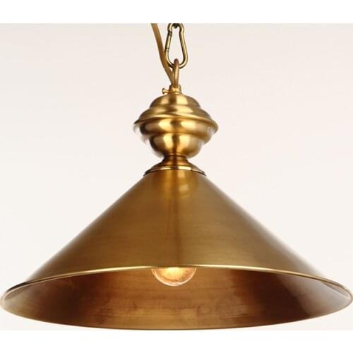 SGROW European Copper Pendant Light Aisle Corridor Hanging Lamp Modern Led Lampara for Dinning Room Bedroom Lighting Fixtures