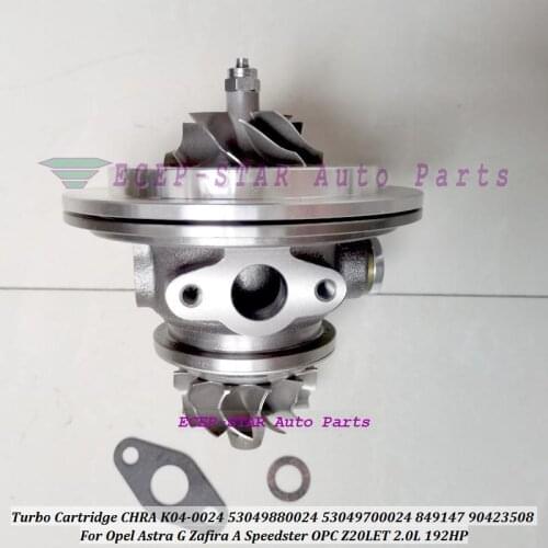 Turbo Cartridge CHRA K04 53049880024 53049700024 849147 90423508 5304-988-0024 For Opel Astra G Zafira Speedster OPC Z20LET 2.0L