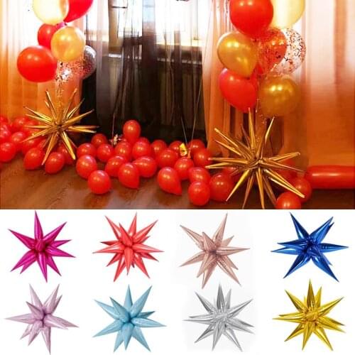 Birthday party Explosion star balloons opening ceremony Wedding decoration Water drop cone DIY inflatable ballon Party