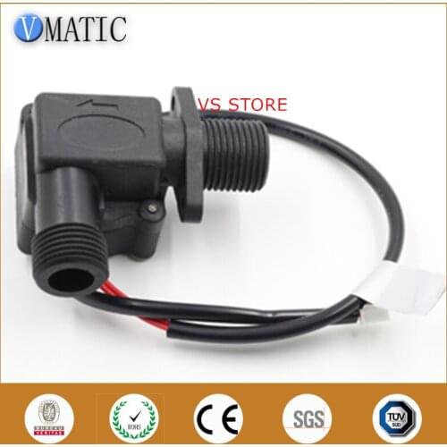 High Quality VCB658 Electronic Automatic Toilet Sensor Faucet Oem G1/2 Black Meter Electric Water Flow Switch