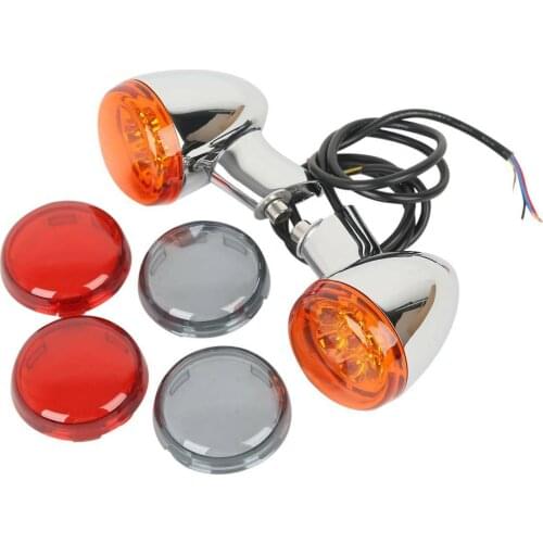 Motorcycle Rear LED Turn Signals Lights Bracket For Harley Sportster XL 883 1200 1992-2021