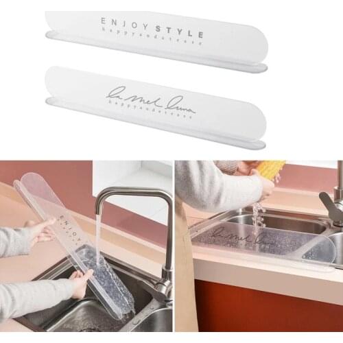 1PCS Kitchen Sink Water Splash Guards Transparent Anti-water Board Waterproof Baffle Plate Kitchen Supplies Dropshipping