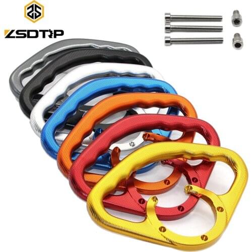 ZSDTRP Motorcycle Passenger Handgrips Hand Grip Tank Grab Bar Handles Armrest For Z1000 Z800 ZX10R ZX6R ZX 10R 6R