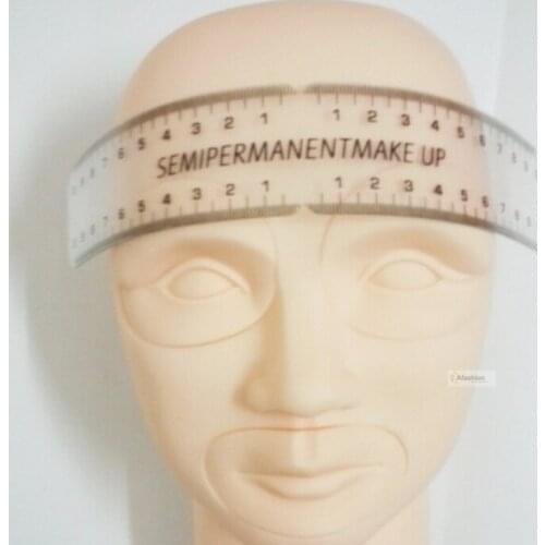 1pc Professional Eyebrows Permanent Make Ruler measure eyebrow length munsu portable and not easy boken
