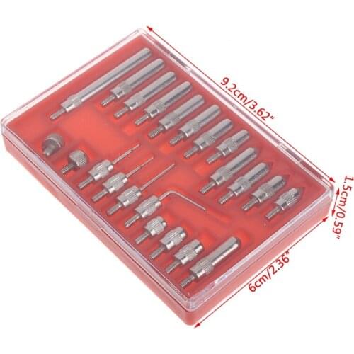 22Pcs Steel Dial Indicator Point Set 4-48 Thread Tip For Dial & Test Indicators