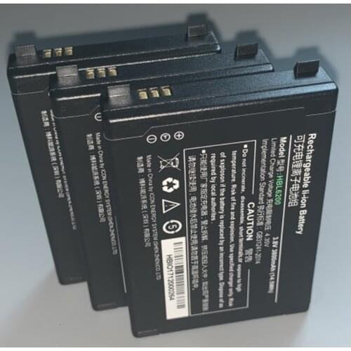 HBL6200 Battery for Urovo I6200s I6200a I6300a Pda Scanner Adapter Charger Case New Li-Ion Rechargeable Replacement 3.8V 3800mAh