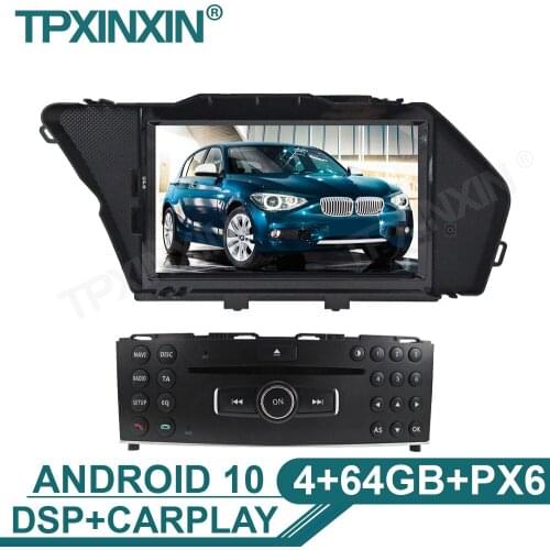 Android 10 4+64G Car Player For Mercedes Benz GLK X204 GLK300 GLK350 Car Radio Multimedia Video Player Navigation GPS