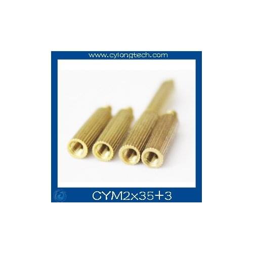 Free shipping M2*35+3mm cctv camera isolation column 100pcs/lot Monitoring Copper Cylinder Round Screw