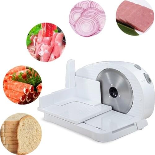 Electric Meat Slicer Mutton Roll Grinder Food Mincer Knife Beef Lamb Cutting Machine Slicing Vegetable Bread Cutter