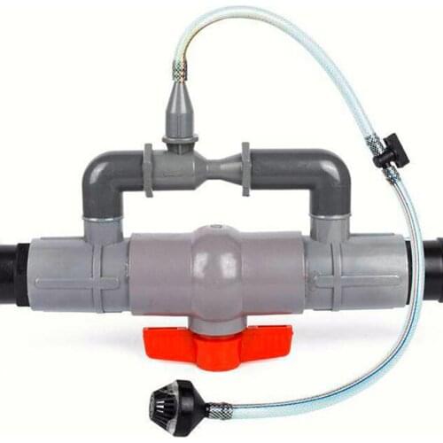Farmland Fertilization Tool Plastic Venturi Fertilizer Injector Switch Filter Water Pipe Equipment Garden Fertilizer