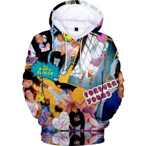 Kpopthe Hype House Hoodies Internet Celebrity Addison Rae Hoodies Pullover Unisex Tracksuit Charli D'amelio Men Women Casual