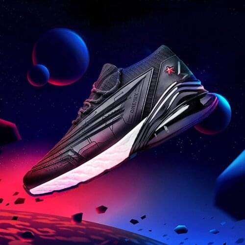 ONEMIX Running Shoes Mens Trainers Sports Women Leather Shock Absorption Cushion Soft Energy Midsole Outdoor jogging shoes