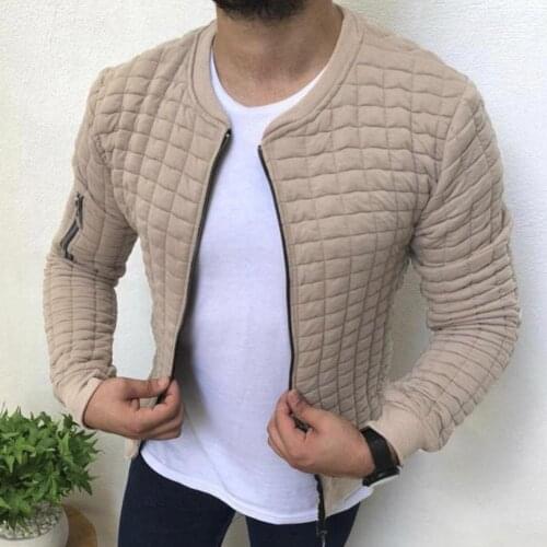 Jackets Fashion Men Solid Color Long Sleeve Casual Sport Jacket Coat Outwear