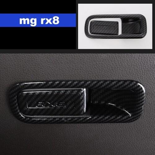 Lsrtw2017 Car Co-pilot Side Storage Glove Box Handle Trims for Mg Roewe Rx8 2018 2019 2020 Interior Accessories Auto Styling