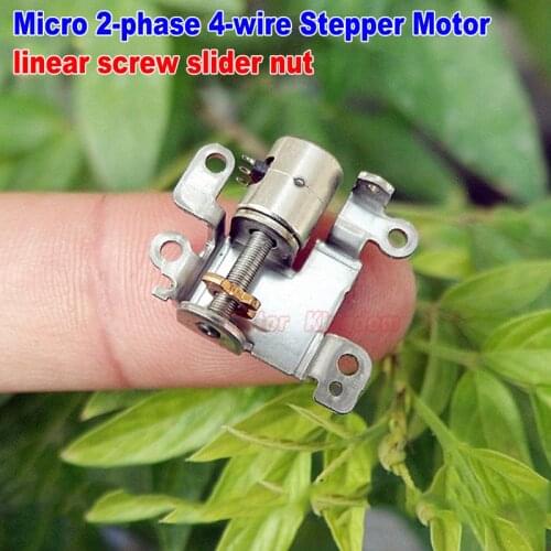 5pcs Tiny 6.5mm Linear actuator DC 3V-5V Micro Stepper Motor 2-Phase 4-Wire Stepping Motor For Digital camera