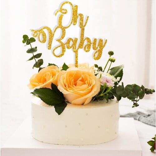 Oh Baby Cake Topper , Baby Shower Cake Topper,Gender Reveal Cake Topper ,Babe Shower