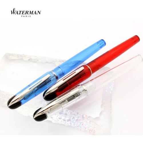 Waterman fountain pen WAT 33 Chrome transparent colorful Stainless Steel nib 0.5mm
