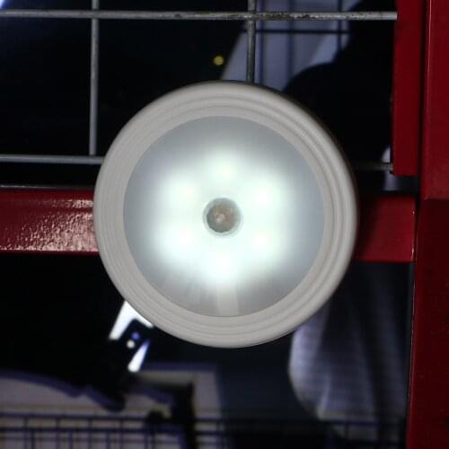 NEW LED Sensor Light Rechargeable PIR Human Body Motion Light Lamp Movable 2 Modes Wall Lamp 6LED USB Lamp automatic startup