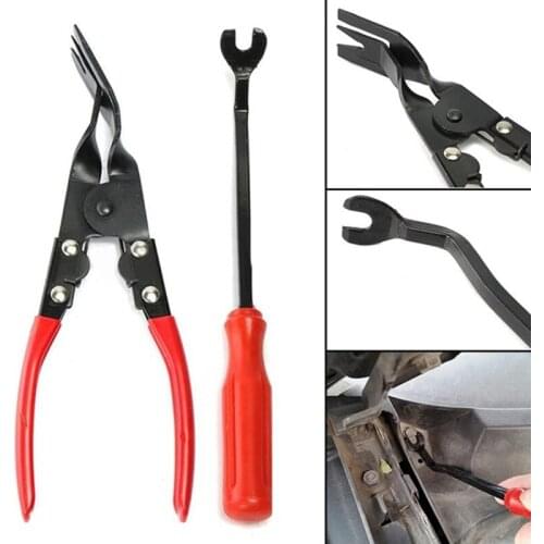 Hot Car Door Upholstery Remover & Trim Clip Removal Pliers Pry Bar Combo Tool