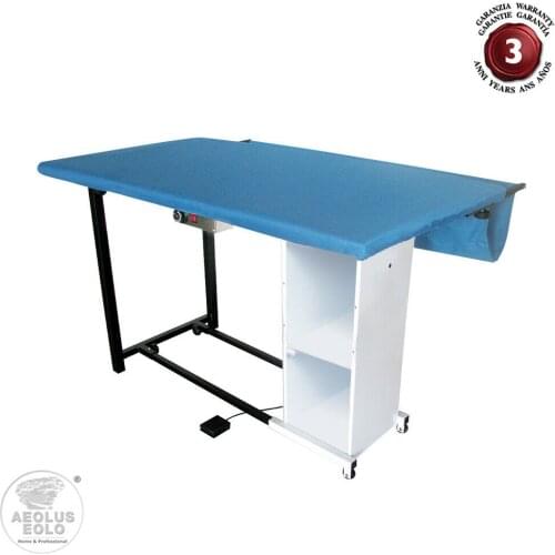 Professional Ironing Heated Vacuum Rectangular Table Powerful Ironing System Warranty 3 Years TS08