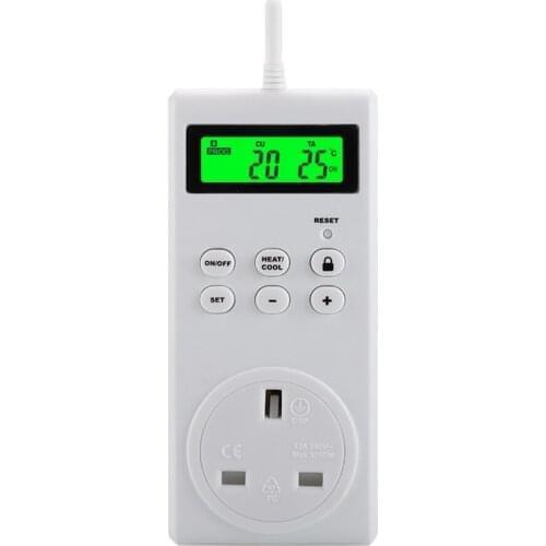 Programmable Temperature Controller Smart Thermostat Switch Timer Socket Digital Adjustable Temperature Thermostat EU/US/UK Plug