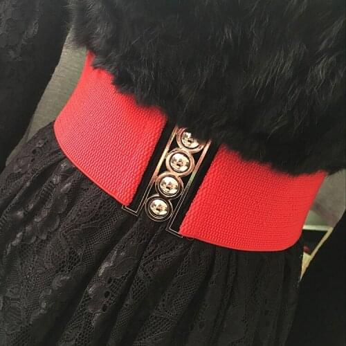 New Lady Dinner Belt Elastic Belts for Women Solid Belts for Costumes Jeans Belt Female Wedding Dress Waistband Party Present