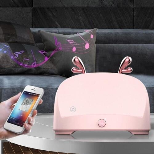 Cute Cartoon Vintage Deer Shape Wireless Bluetooth Speakers For Home 2021 Kids Gift Induction Wireless Mini Subwoofers