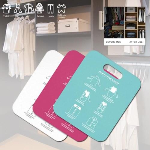 Household Cloth Folding Board Child/Adult Closet Organizer Clothing Folders Board Organizer Laundry Storage