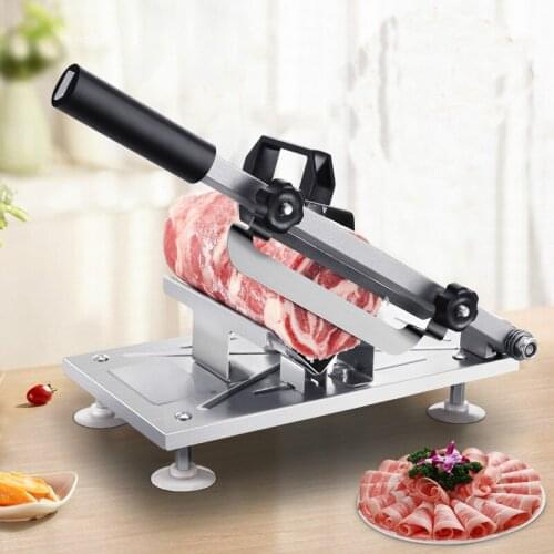 Meat Slicer Automatically Deliver Meat Lamb Slicer Manual Cutting Machine Meat Cutting Artifact Easy-cut Frozen Beef and Mutton