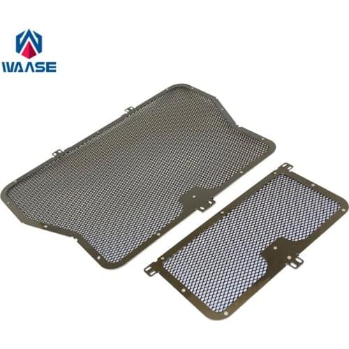 Waase Motorcycle Radiator Grille + Oil Cooler Guard Cover Protection For BMW S1000R S1000RR S1000XR S 1000R RR XR 2009 - 2019