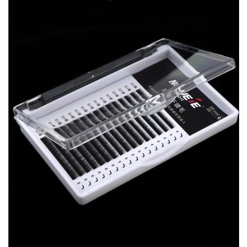 1 Box 4/5/6mm B Curl Beauty Training Lower Under False Eyelash Practice Lash