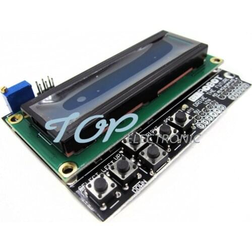 1PCS 1602 LCD Board Keypad Shield Blue Backlight diy electronics