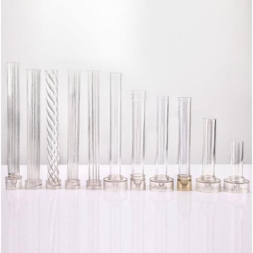 1PCS Church Party Handmade DIY Craft Plastic Long Pole Stripe Candle Mold Soap Making Match Large Cylinder Rib Clay Tools