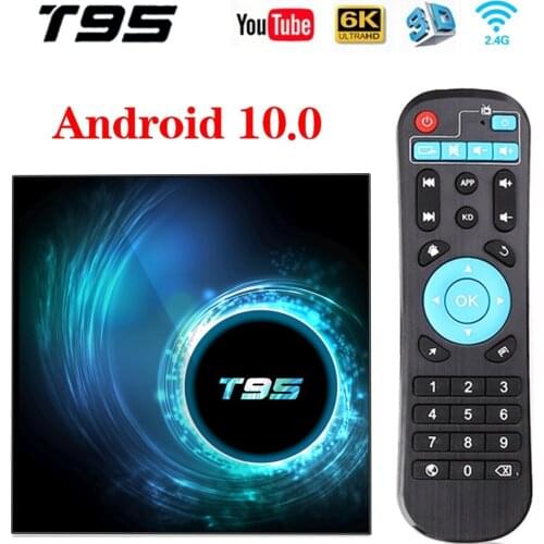 20pcs T95 Smart TV Box Android 10.0 4GB 32GB 64GB Allwinner H616 Quad Core 1080P 4K Media player 2GB 16GB Set top box