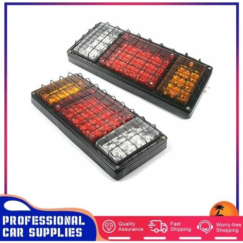 2x 24V Truck Tail Light Turn Signal Warning Lamp Rear Brake Stop Indicator Light Car Accessories For RV Camper Trailer Caravan