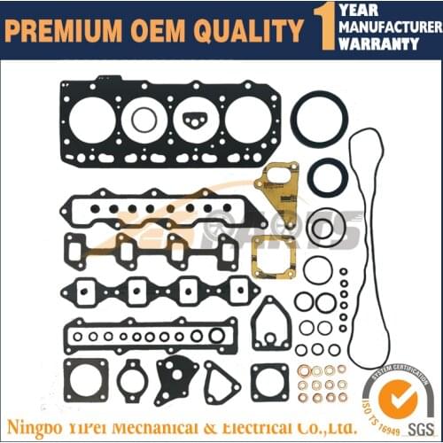 4TNE84 4TNV84 4D84E Overhaul Gasket Kit For Yanmar Engine For Komatsu PC40 PC55