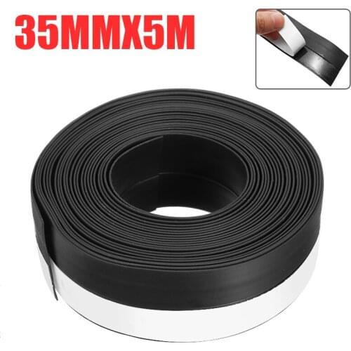 Silicone Strip Glass Door Window Seal Sound Insulation Strip Self Adhesive Windproof Wooden Door Seam Bottom Stopper 5m*35mm