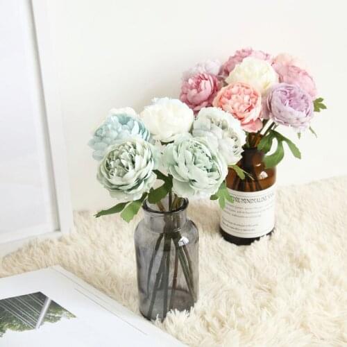 7.5CM Rose DIY Party Decoration Silk Artificial Flowers Small Rose Wedding Fake Flowers Festival Supplies Home Decor Bouquet