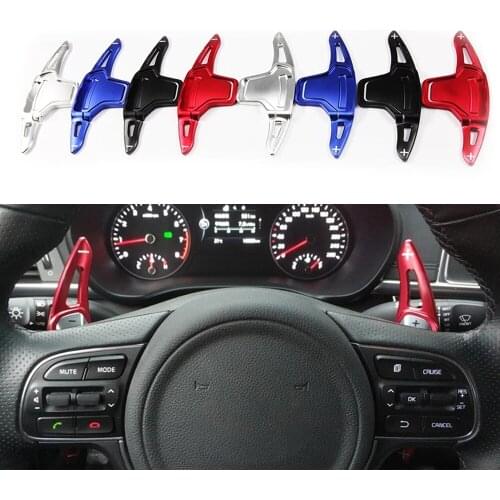 Car Aluminum Steering Wheel DSG Shift Paddle Shifter Extension For Kia K5 Optima (2016) Sorento 2016 Interior Auto Car-styling