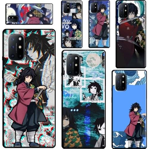Giyu Tomioka Demon Slayer Case For Realme 6 7 8 Pro GT Neo C21 C11 C3 Q3 Pro Soft Cover For OnePlus 8T 7T 9R 8 9 Pro