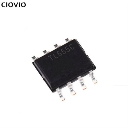 CIOVIO 20pcs TLC555CDR SOP-8 TL555C SOP8 TLC555 SOP TLC555CD