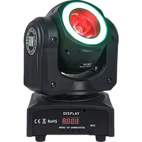 60W small shaking head aperture is suitable for disco, Christmas party, music party and other places to adjust the atmosphere