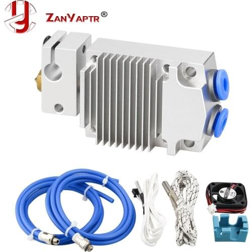 12v/24v Cyclops and Chimera Extruder 2 In 1 Out 2 colors Hotend Bowden with Titan/Bulldog Extruder for 3D Printer I3