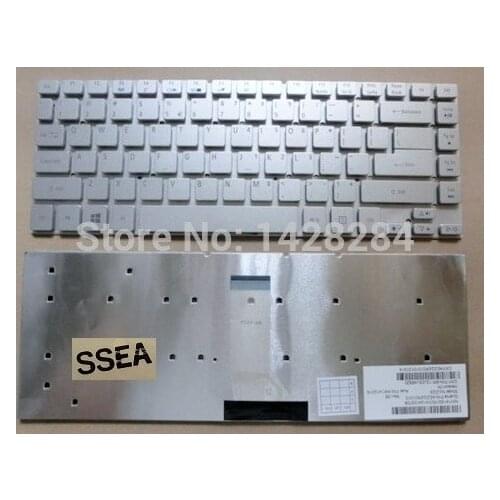 SSEA New laptop US silver Keyboard For Acer Aspire 3830 3830G 3830T 3830TG 4755 4755G