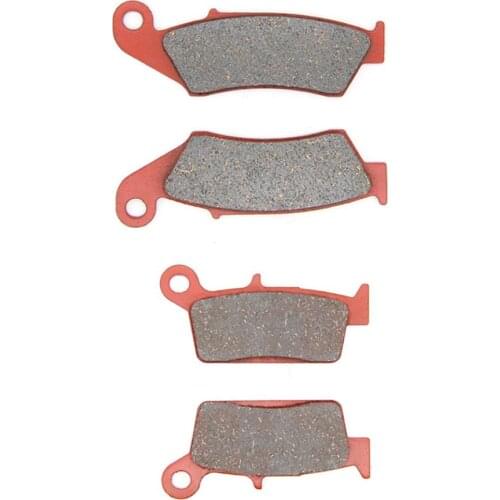 MEXITAL Motorcycle Brake Pads Front Rear for YZ 125 YZ 250 (98-02) YZ 250 F WR 250 F (4T)(01-02) WR 400 F (99-01) WR 426 F 00-02