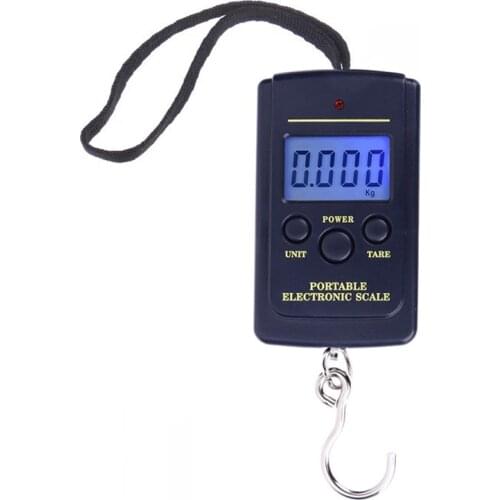 Multi-function Mini Digital Scale For Fishing Luggage Weighing Steelyard Hanging Electronic Hook Scale Kitchen Weight Tool